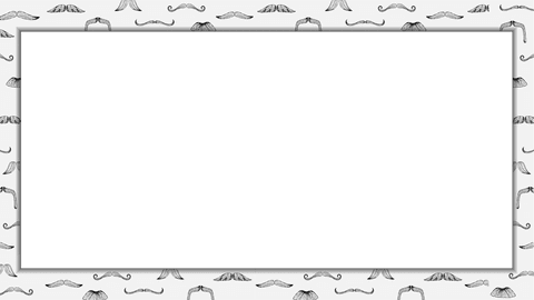 Teal Panel with Mustache Border on Transparent Background - Download Free Stock Videos Pikwizard.com