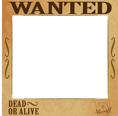 Wanted Poster Template with Vintage Western Design on Transparent Background - Download Free Stock Videos Pikwizard.com