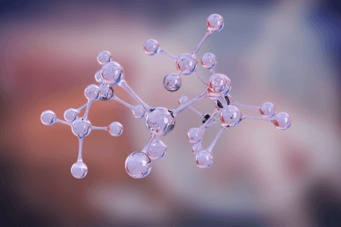 scientific learning with transparent molecule model - Download Free Stock Videos Pikwizard.com