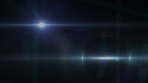Dynamic Glowing Line Network Animation with Lens Flare Effect