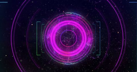 Futuristic Digital Interface with Spinning Globe - Download Free Stock Images Pikwizard.com