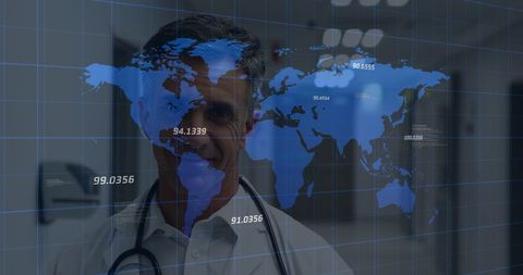 Global Healthcare Network and Technology Interface - Download Free Stock Images Pikwizard.com