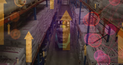 Warehouse Operations with Rising Analytics Graph Visualization