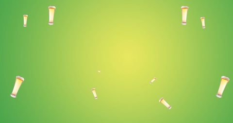 digital celebration of national beer day with bright green background - Download Free Stock Images Pikwizard.com