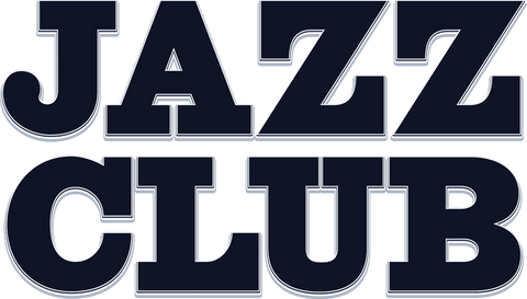 Jazz Club Bold Text Design on Transparent Background for Posters