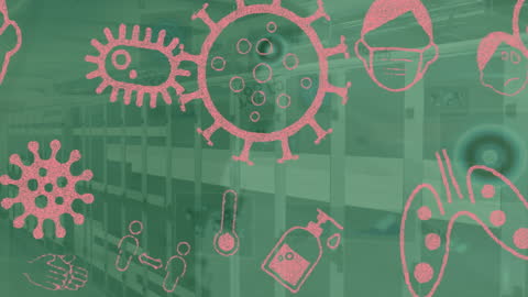 Digital Security and Pandemic Awareness Animation