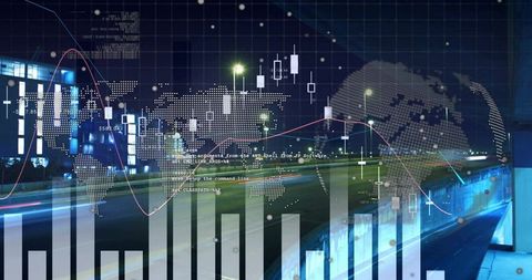 Global Financial Data and Technology Analysis at Night