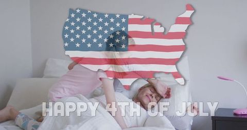 Joyful Fourth of July Morning at Home