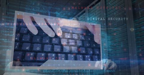 Cybersecurity Threat with Hacker Accessing Data Systems - Download Free Stock Images Pikwizard.com