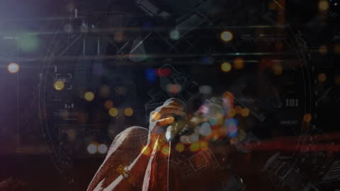 Concert Performance with Digital Visual Overlay