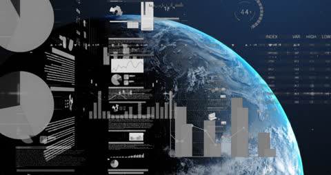 Digital Data and Stock Analytics Over Earth from Space
