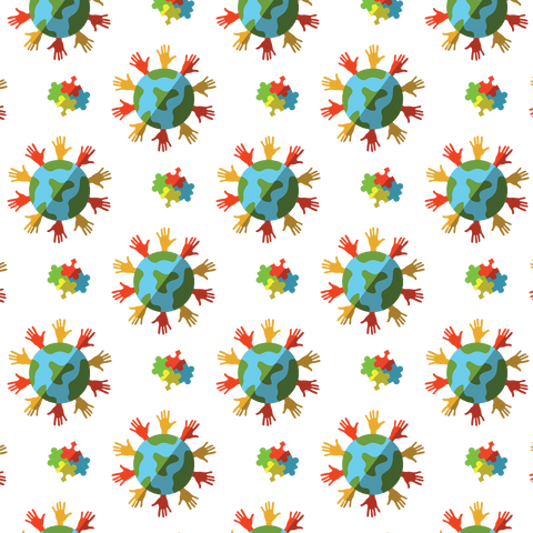 Earth Surrounded by Colorful Hands on Transparent Background - Download Free Stock Videos Pikwizard.com