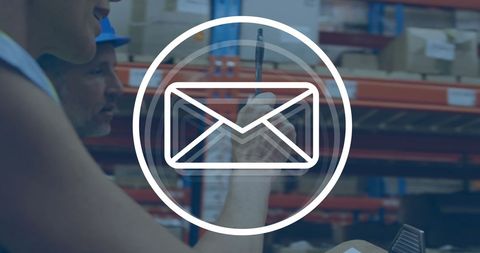 Warehouse management communication concept