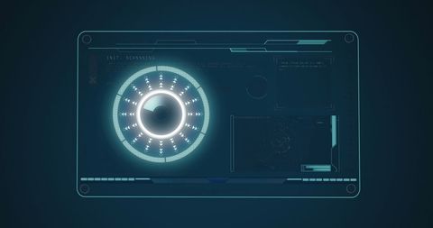 Futuristic Digital Interface Scanning Data Screen - Download Free Stock Images Pikwizard.com