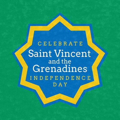 Celebrating Saint Vincent and the Grenadines Independence Day Design - Download Free Stock Templates Pikwizard.com