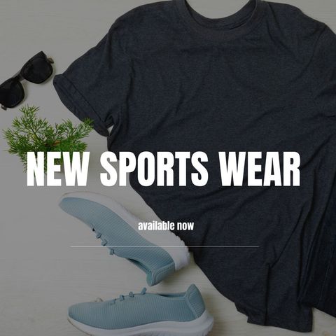 Trendy Activewear Ensemble Promoting Stylish Sportswear - Download Free Stock Templates Pikwizard.com