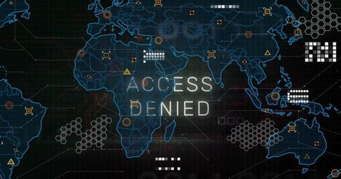 Access Denied Error on Digital World Map Interface