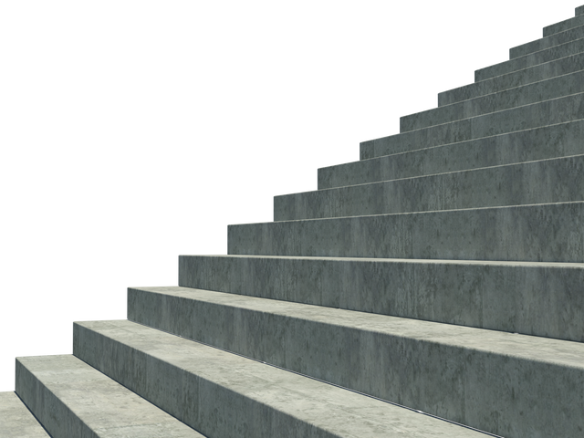 Steep Gray Staircase on Transparent Background - Download Free Stock Videos Pikwizard.com