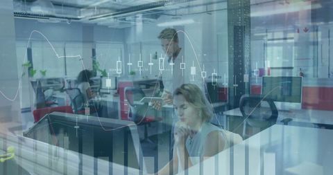 Team Collaboration in Open Office with Market Data Overlay