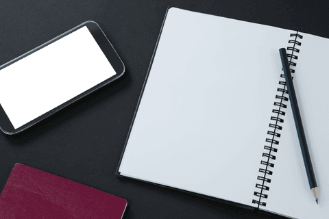 Transparent Organizer With Phone, Pencil And Passport Layout - Download Free Stock Videos Pikwizard.com