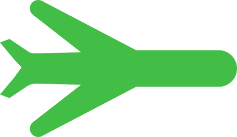 Green Airplane Symbol on Transparent Background for Travel - Download Free Stock Videos Pikwizard.com