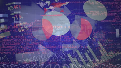 Global Data Processing and Analytics Animation