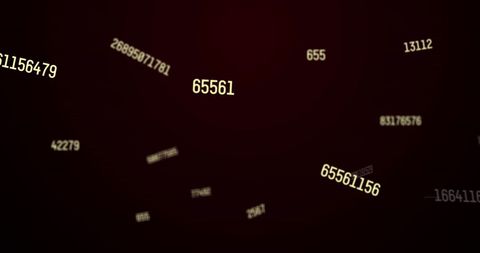 Dynamic Data Processing Abstract with Floating Numbers - Download Free Stock Images Pikwizard.com