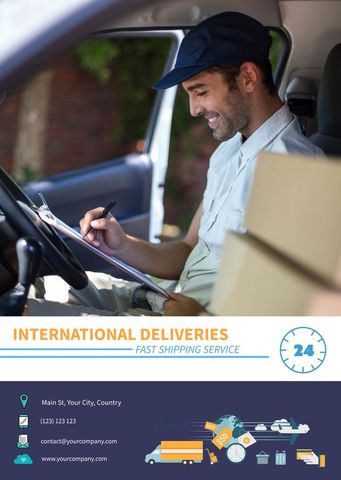 Smiling Delivery Driver Updating Route for Efficient Service - Download Free Stock Templates Pikwizard.com