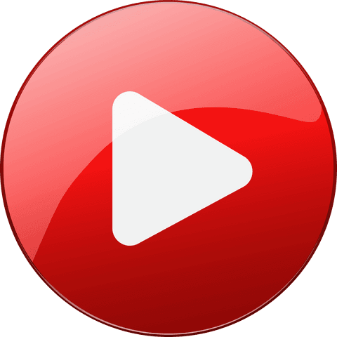 red transparent play button icon close-up - Download Free Stock Videos Pikwizard.com