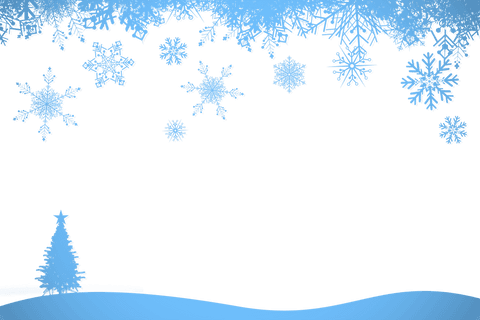 transparent blue snowflake frame with tree illustration - Download Free Stock Videos Pikwizard.com