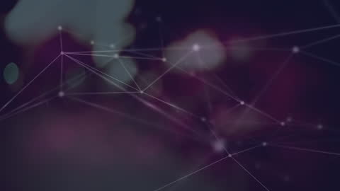 Abstract Background with Dynamic Network Connections