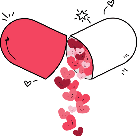 transparent capsule releasing smiling hearts with love theme - Download Free Stock Videos Pikwizard.com