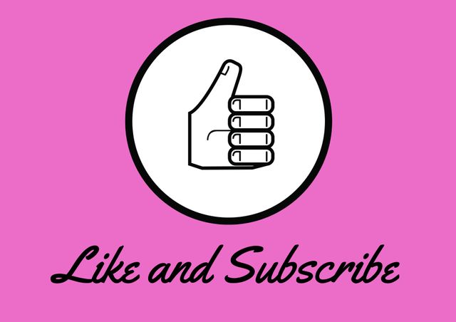 This image features a bold 'Like and Subscribe' text along with a thumbs-up icon on a vibrant pink background. Ideal for use in social media posts, YouTube videos, blogs, and online content to encourage user engagement and interaction.