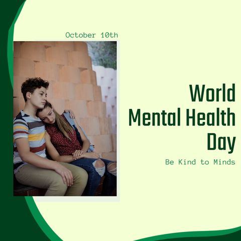 world mental health day: couple embracing for support and awareness - Download Free Stock Templates Pikwizard.com