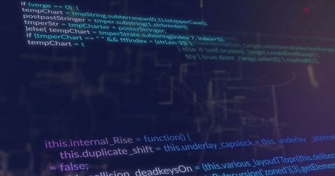 Futuristic Data Processing and Network Interface - Download Free Stock Images Pikwizard.com