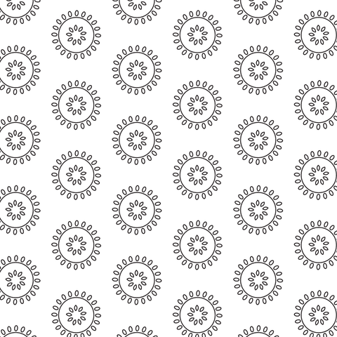 floral mandala pattern in black on transparent background - Download Free Stock Videos Pikwizard.com