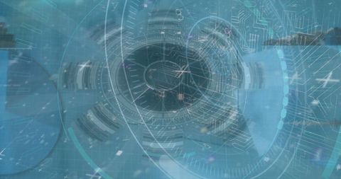 digital interface with network connections and data visualization - Download Free Stock Images Pikwizard.com