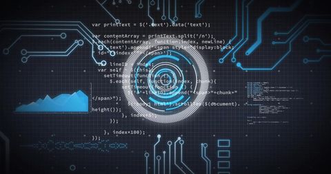 Futuristic Digital Interface of Data Processing and Analytics Flow - Download Free Stock Images Pikwizard.com