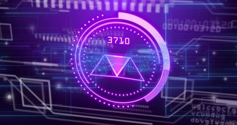 Ethereum Processing Icon with Futuristic Digital Interface - Download Free Stock Images Pikwizard.com