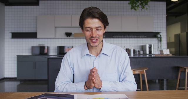 Confident Businessman in Modern Office Reviewing Documents - Download Free Stock Images Pikwizard.com