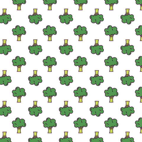 Seamless Transparent Background with Broccoli Illustrations - Download Free Stock Videos Pikwizard.com
