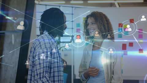 Networking and Digital Connections in Modern Business Collaboration