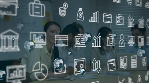 Team Collaborating on Modern Financial Technology Strategy