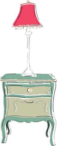 transparent vintage cabinet with elegant table lamp illustration - Download Free Stock Videos Pikwizard.com