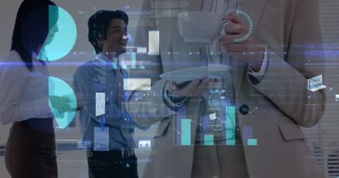 Digital Financial Data Overlapping with Business Meeting Concepts