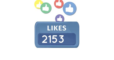 Vibrant Social Media Likes Concept with Interactive Icons - Download Free Stock Images Pikwizard.com