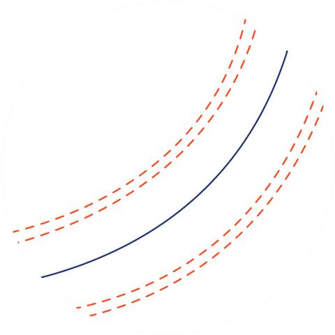 abstract geometric design with navy and orange arcs on transparent background - Download Free Stock Videos Pikwizard.com