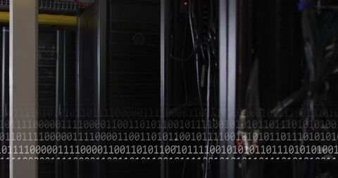 Digital Data Processing in Secure Server Room Concept - Download Free Stock Images Pikwizard.com