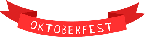 Oktoberfest banner on transparent background vector
