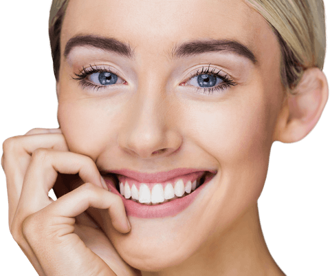 transparent smiling woman energetic eyes radiating joy - Download Free Stock Videos Pikwizard.com